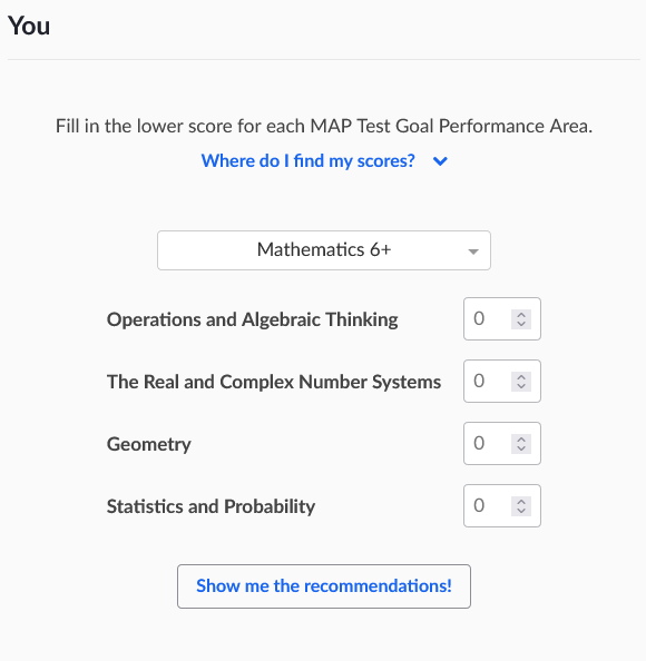 Mapping of learning objectives to respective game goals