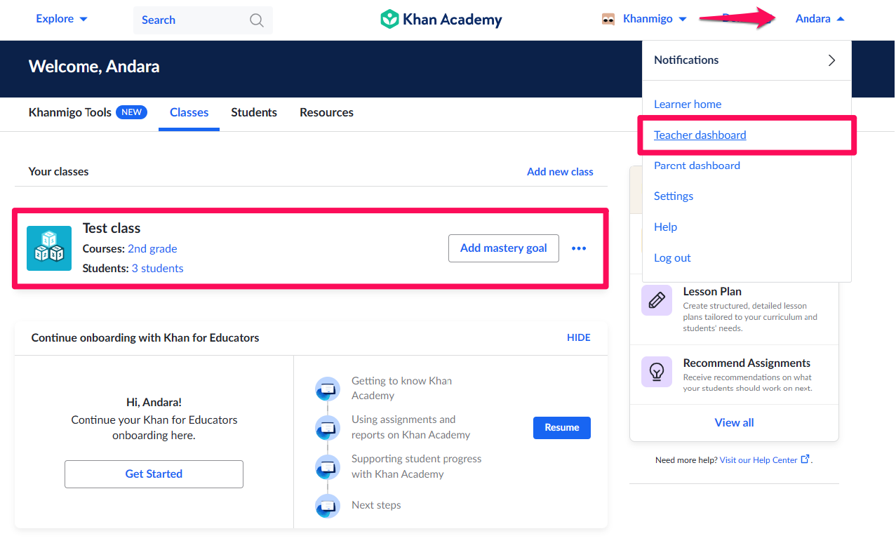 How can I view my students' progress towards their Mastery goals ...