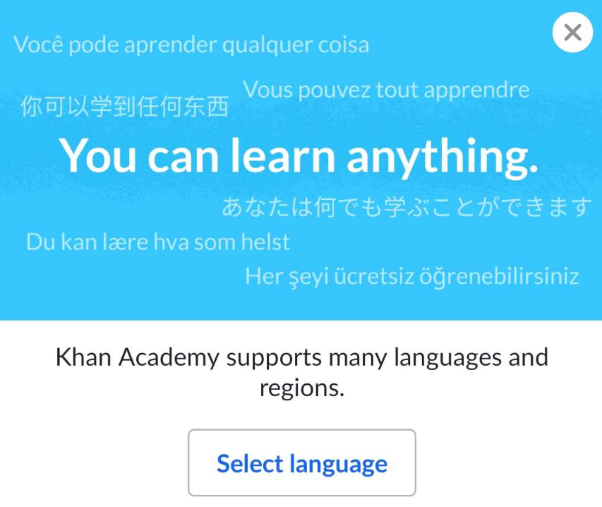 Update: Khan Academy Mobile App 6.4.0 - Pick Your Language and Region ...