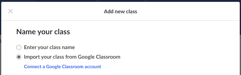 I imported my Google Classroom rosters. How do students get