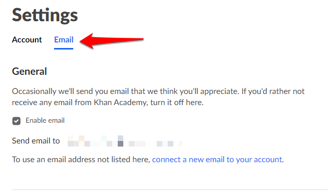 Instellingen: e-mail