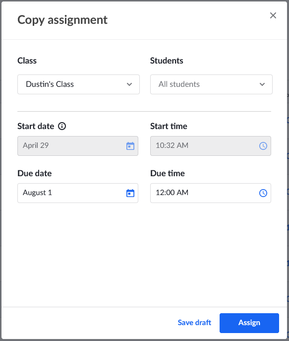 delete assignments on khan academy