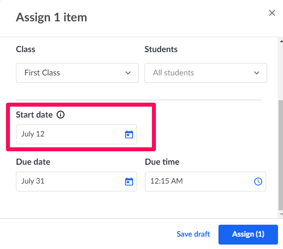 khan academy how to add assignments